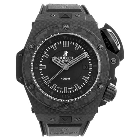 hublot king power 48mm oceanographic 4000m watch rubber band strap|hublot oceanographic diver straps.